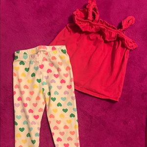 Colorful 💜🧡💛💚💙 leggings & top